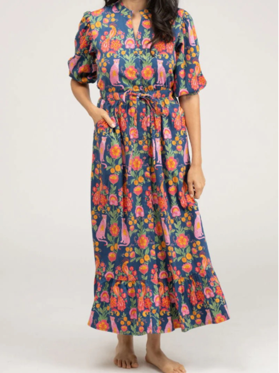 Flowy Floral Midi Dress