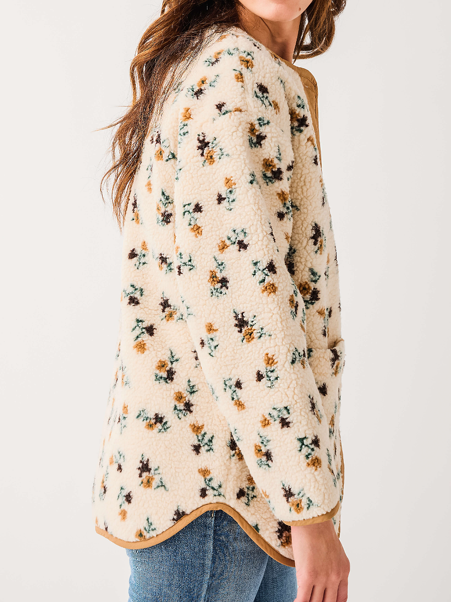 Lambskin Print Coat