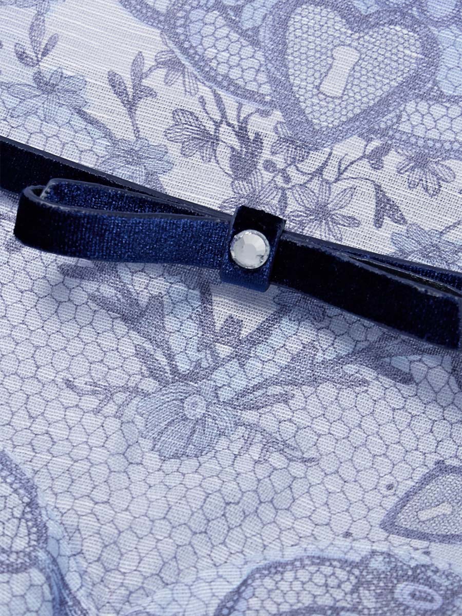 Cut Out Printed Sling Dress