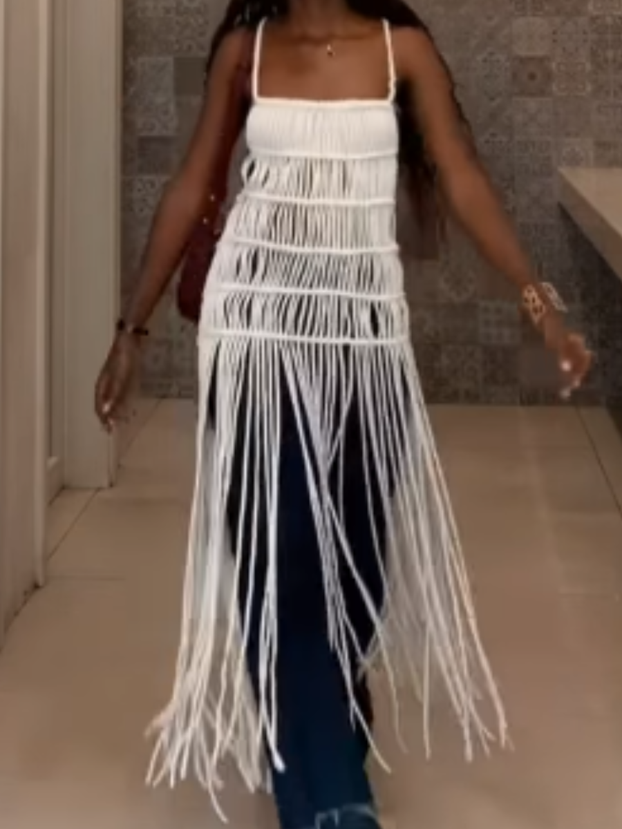 Fashion Woven Sling Dress