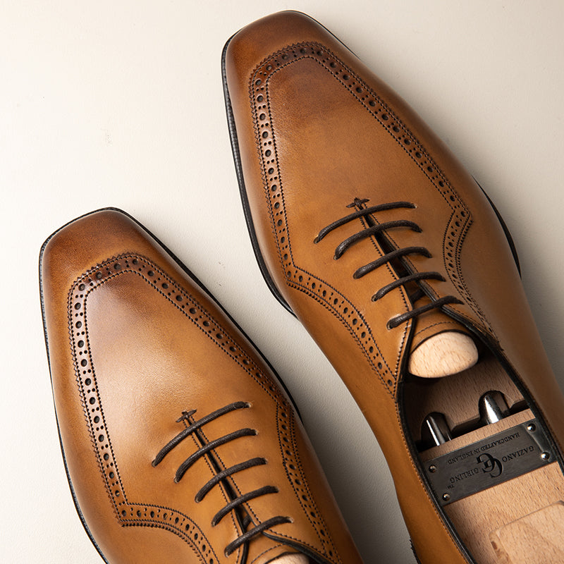 Genuine Leather Handmade Gentleman's Oxford Shoes