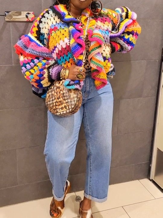 Color Me Ruffle Cardigan