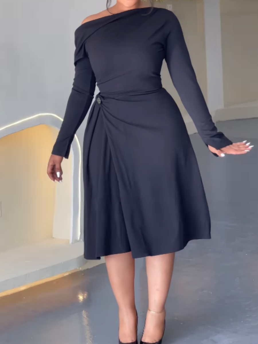 The Demure Comfy Occasion Dress