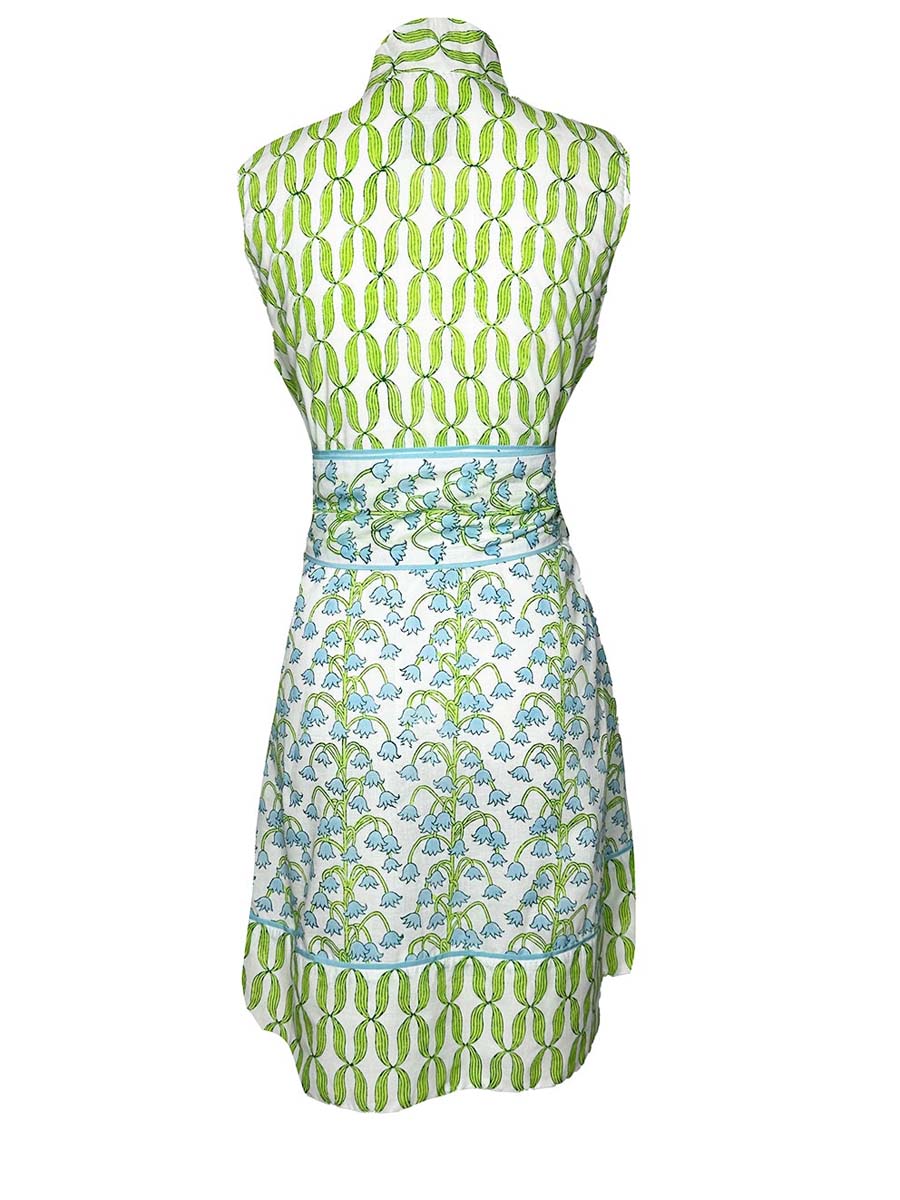 Sleeveless Placement Print Mini Dress