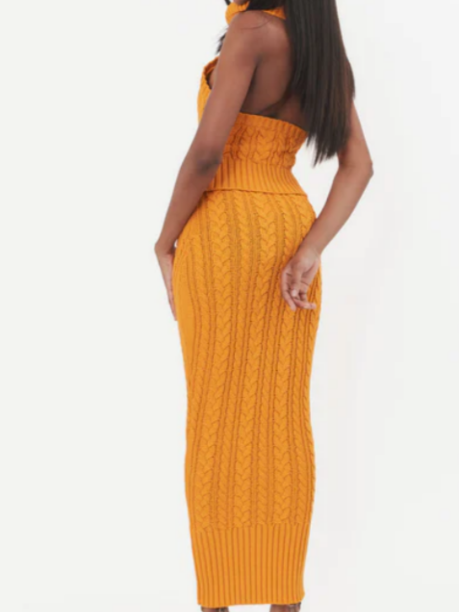 Fab Knit Skirt Set