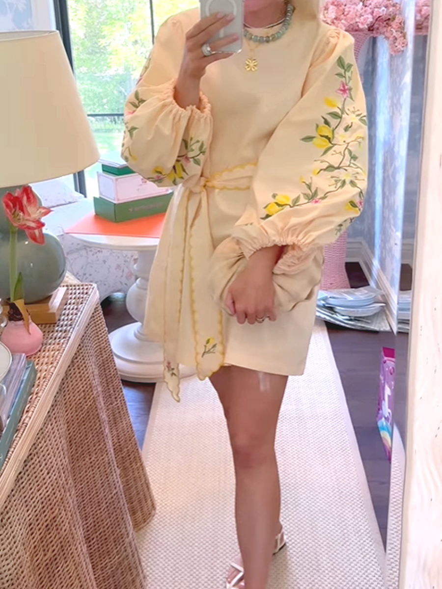 Adorable Flower Short Dress