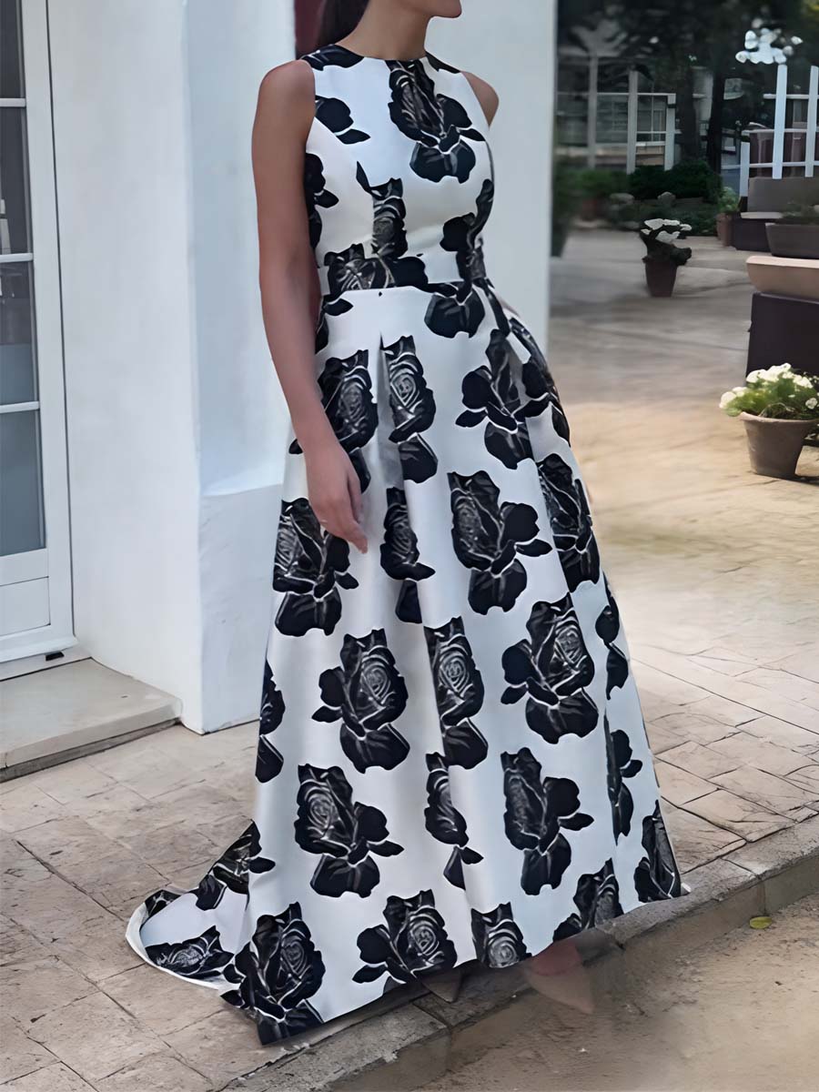 Elegant Floral Dress Dress