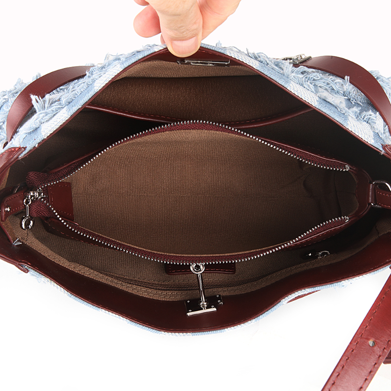 Denim Stitching Women's Bag