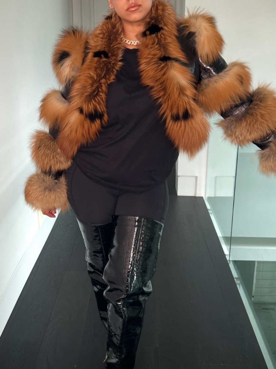 Autumn Genuine Leather Fur Coat