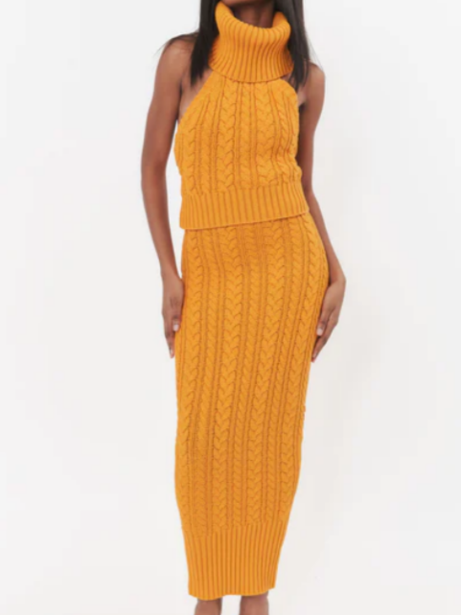 Fab Knit Skirt Set