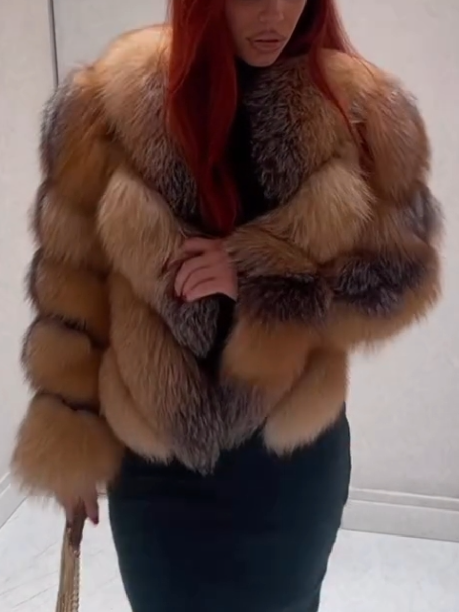 Autumn Short-Length Fashionable Fur Coat