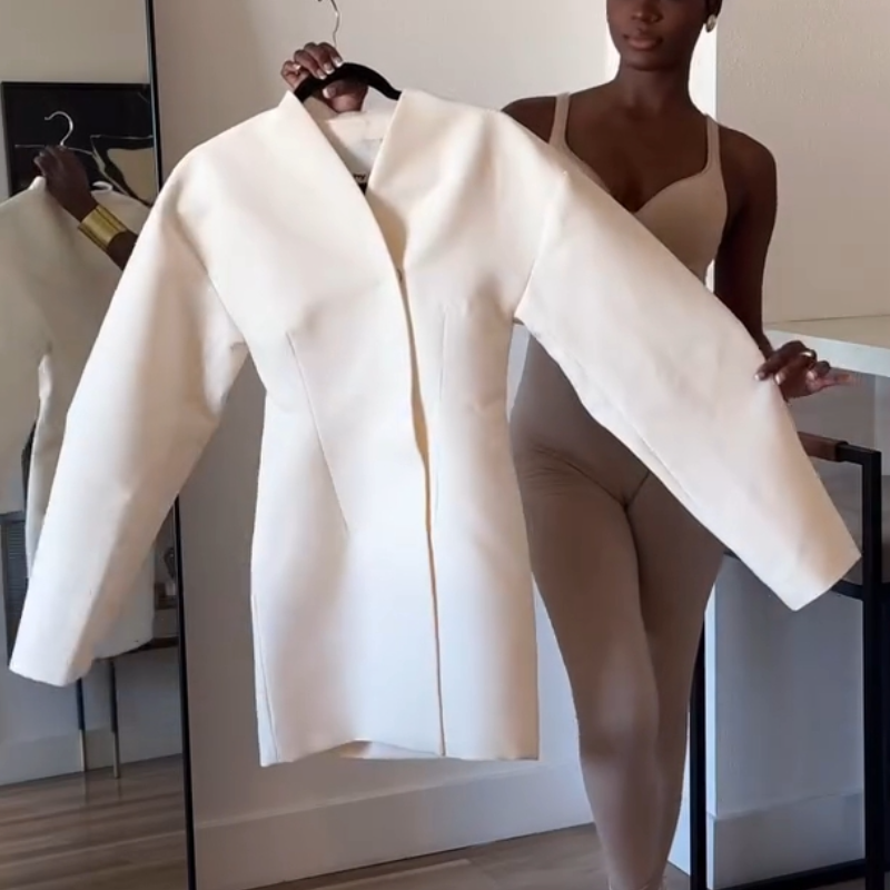 Women's Fashion White Casual Tops