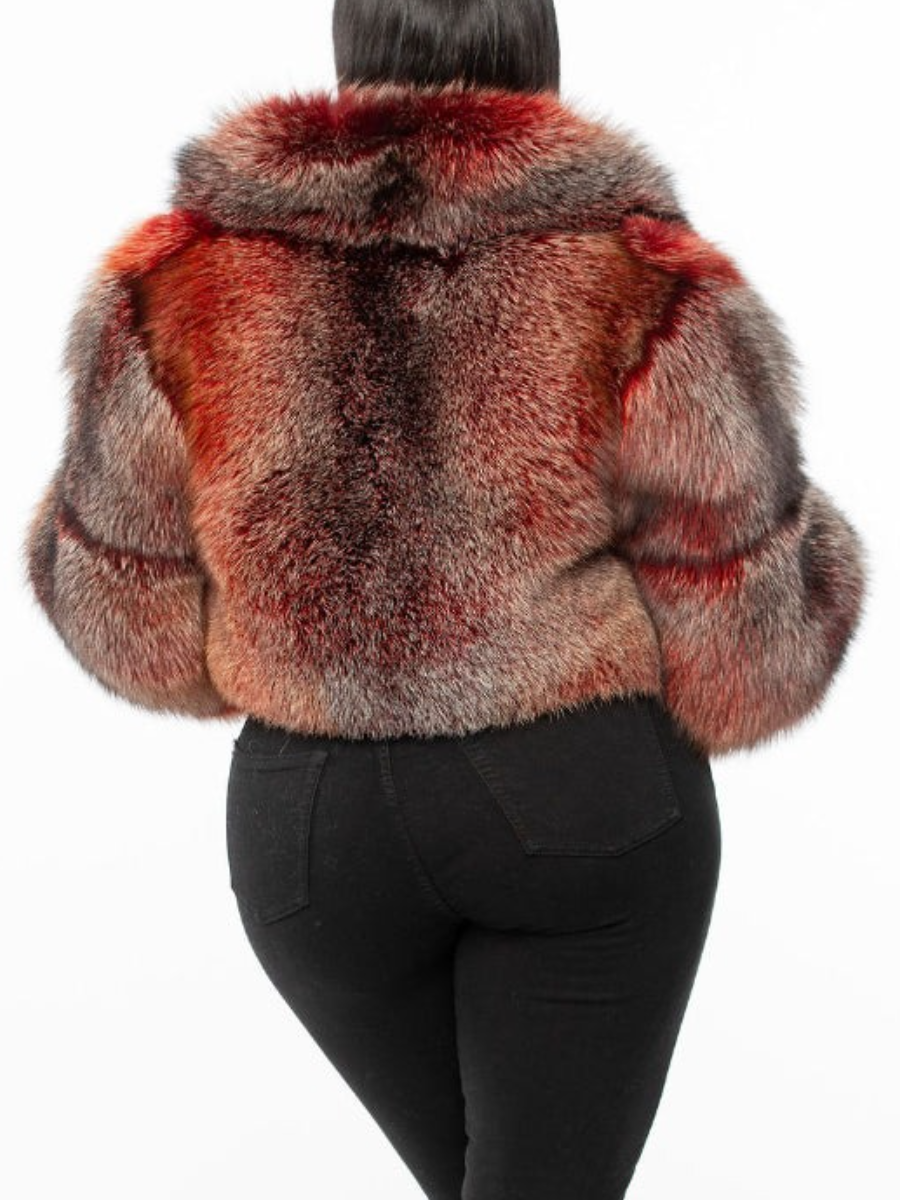Short Fox Fur Jacket