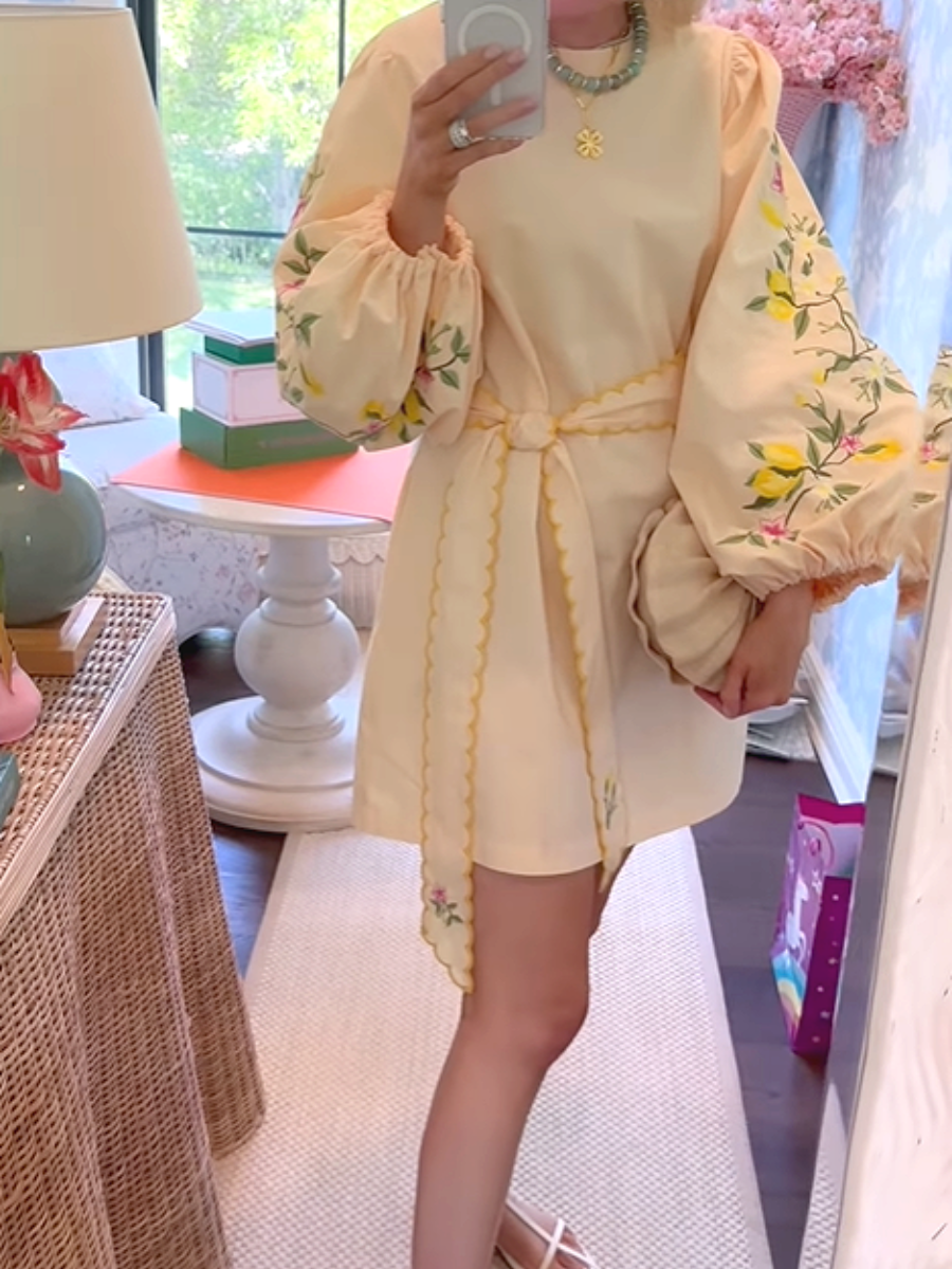 Adorable Flower Short Dress