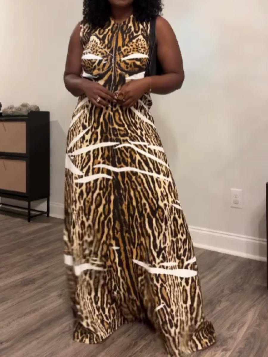 Leopard Print Dress
