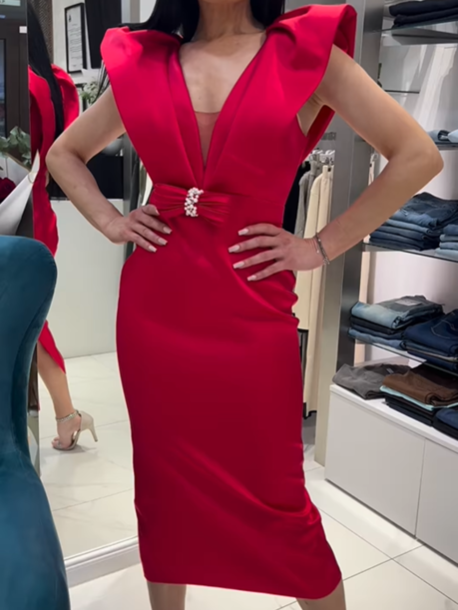 Classy Slim Occasion Dress