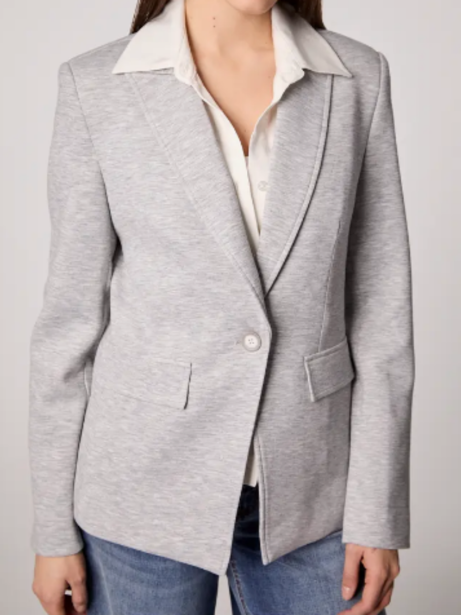 Sweatshirt Blazer With Shirt