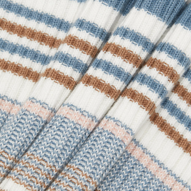 Cotton Stripe Cardigan