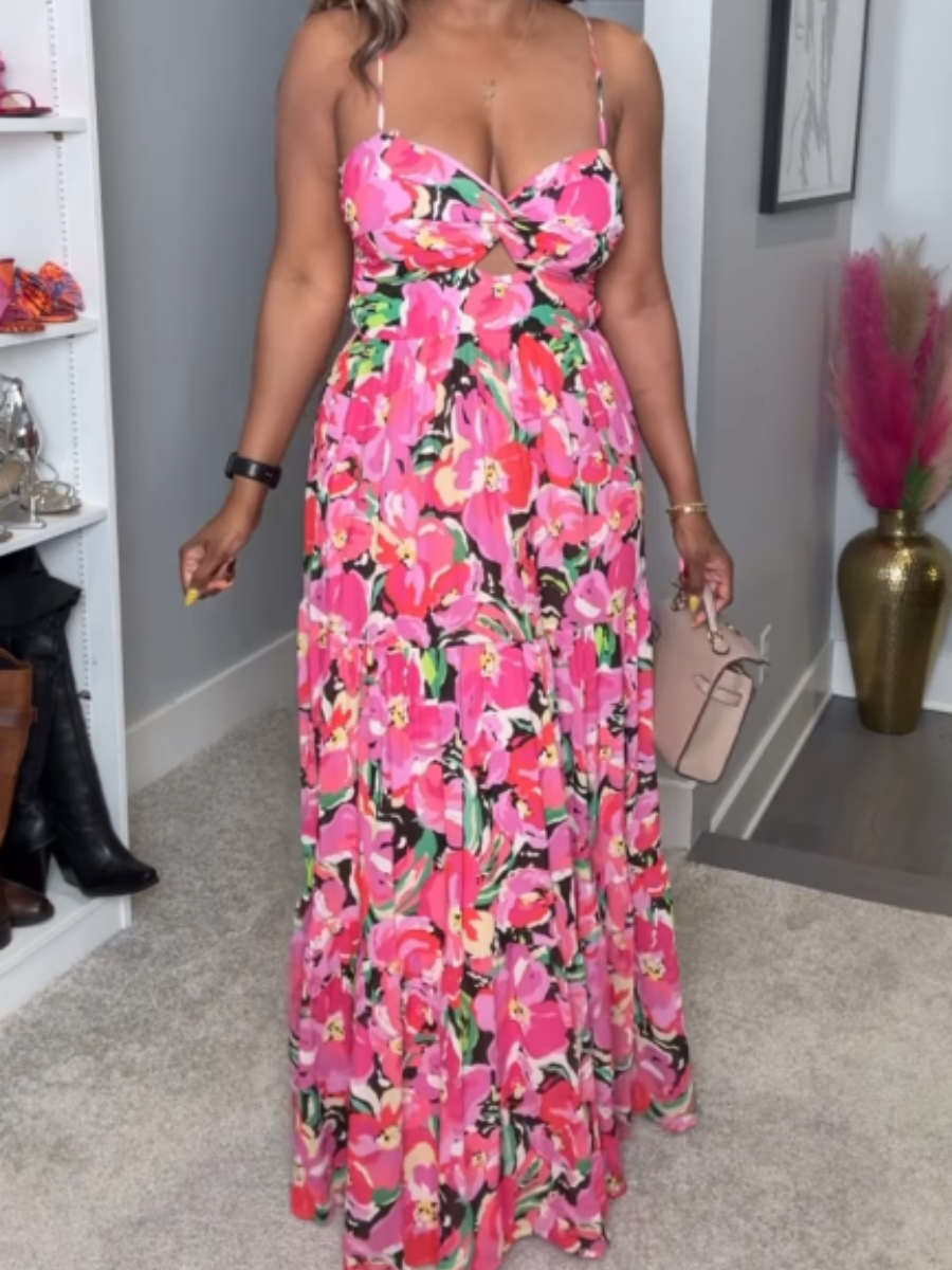 The Beautiful Floral Vacation Dress