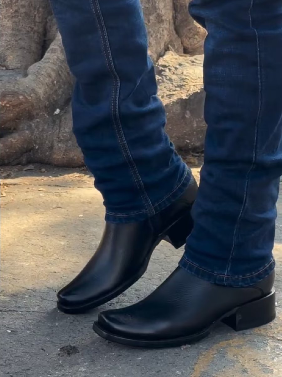 Classic Side Zipper Cowboy Boots