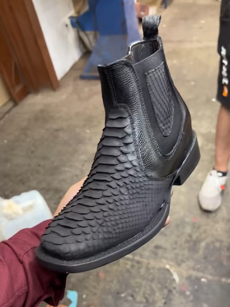 Classic Cowboy Ankle Boots