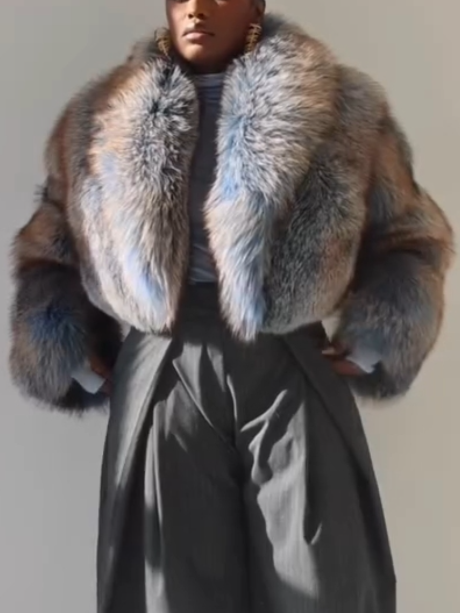 Fashionable Thickened Short Fur Coat