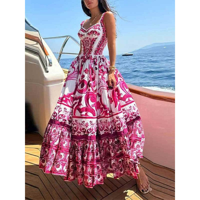 Summer Breezy Vacation Maxi Dress