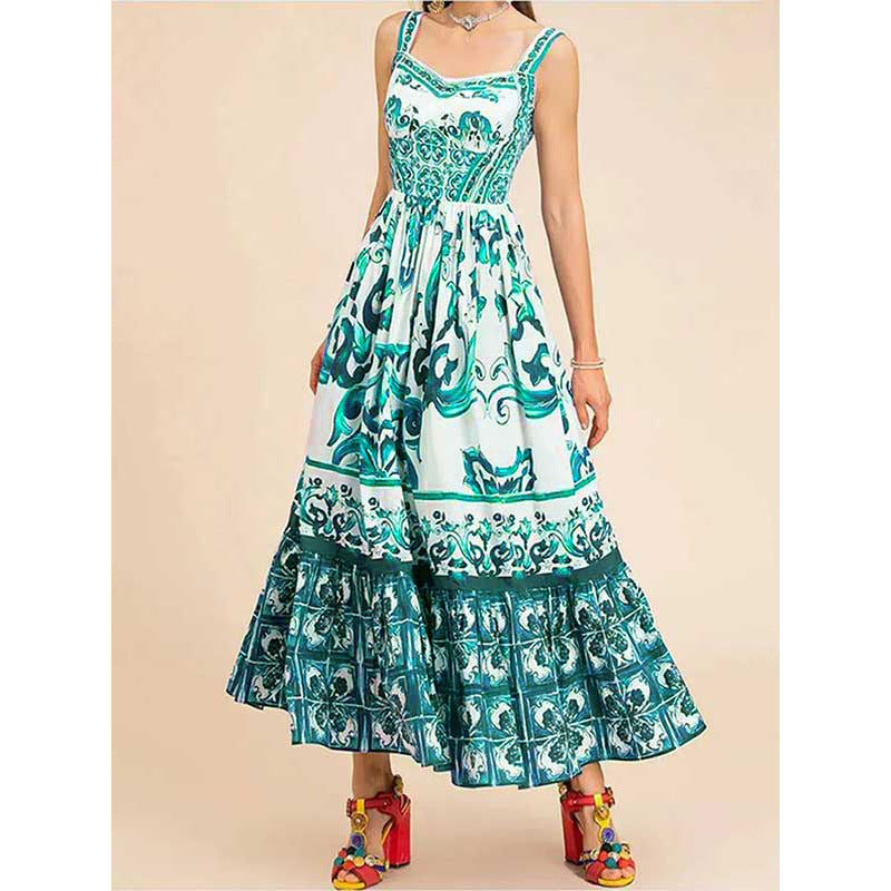 Summer Breezy Vacation Maxi Dress