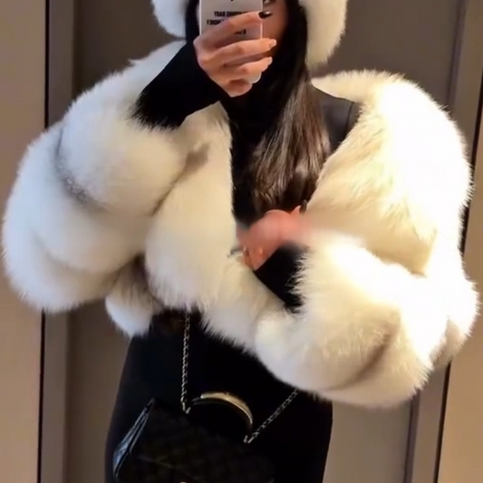 Straight Rows Collar Coat