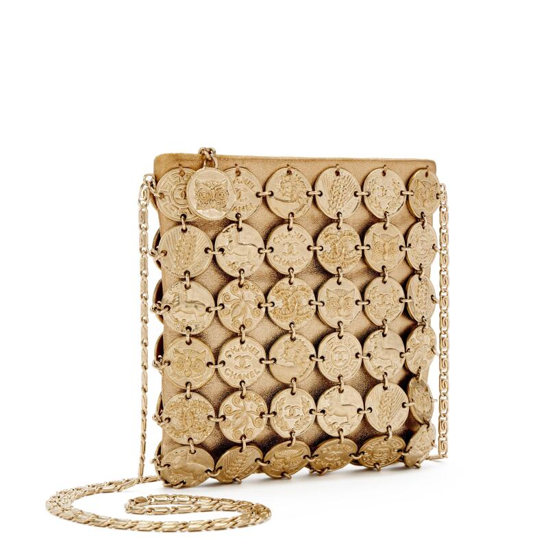 Metier D’Art Gold Medallion Chain Bag