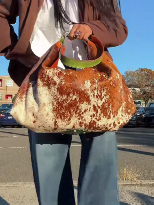 Vintage-style Large Capacity Shoulder Bag