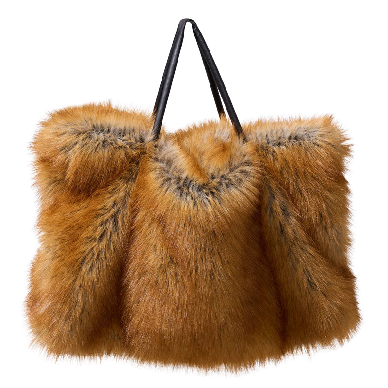 Fashion Oversize Faux Fur Bag