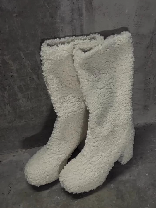 Women's Mid-Heel Fleece-Lined Boots