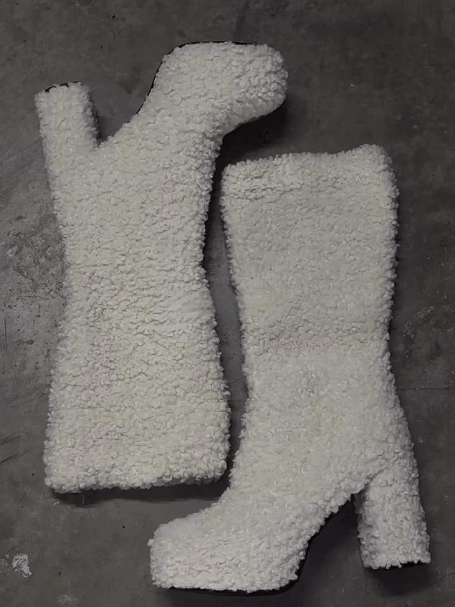 Women's Mid-Heel Fleece-Lined Boots