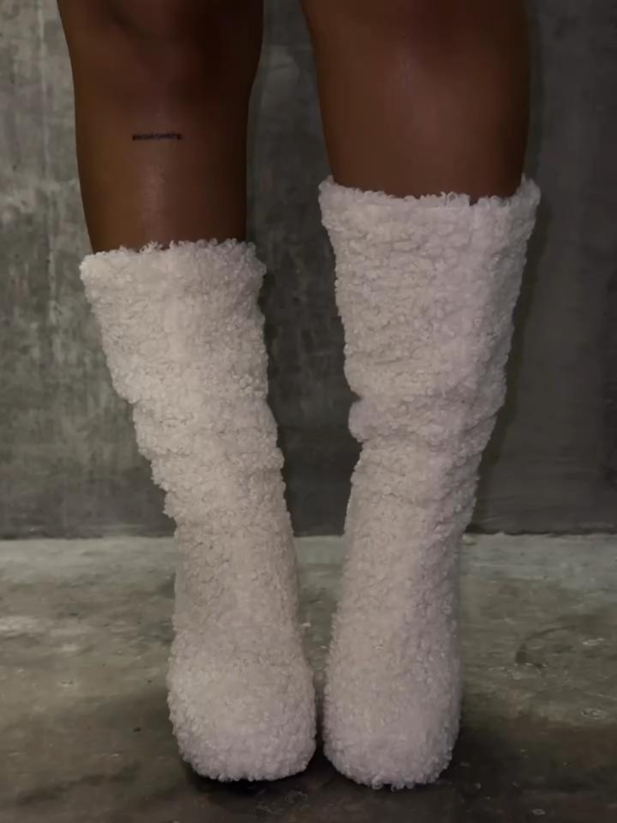 Women's Mid-Heel Fleece-Lined Boots