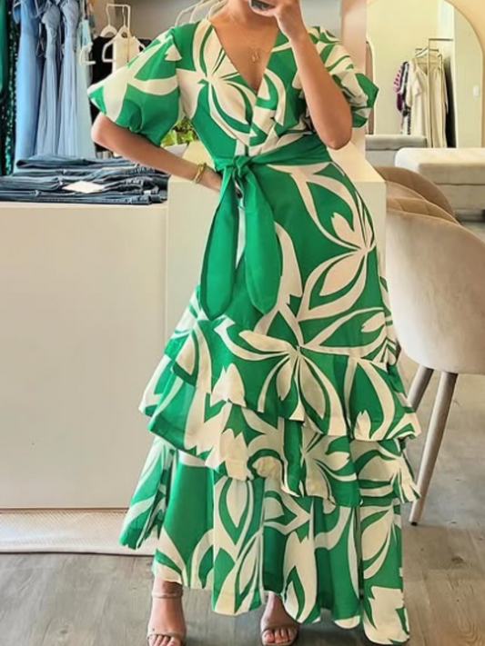 The Floral Vacation Maxi Dress