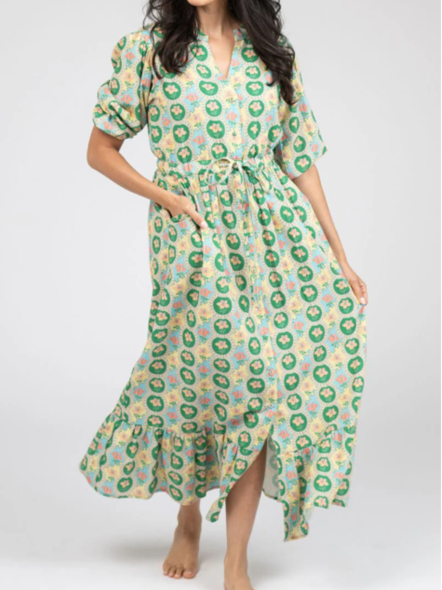 Flowy Floral Midi Dress