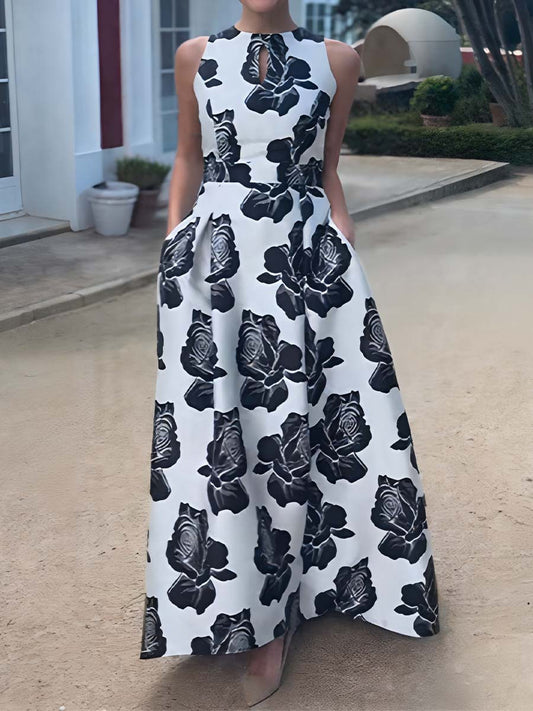 Elegant Floral Dress Dress