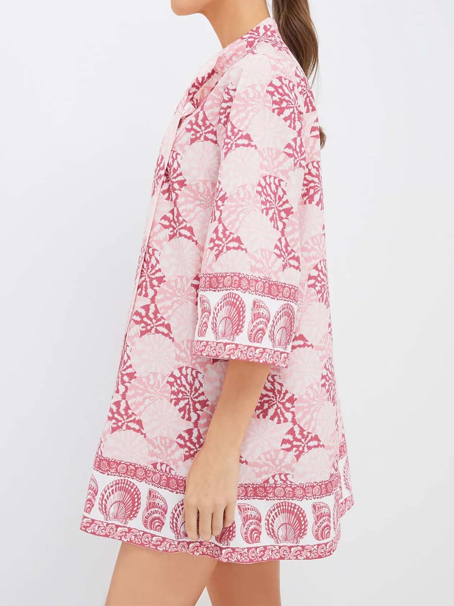 Neck Ties V-neck Loose Mini Dress