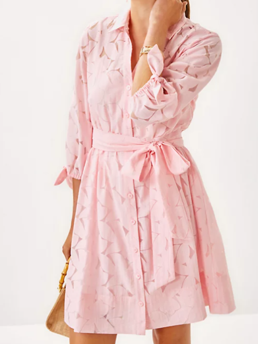 The Leaf Lace Elegant Dress