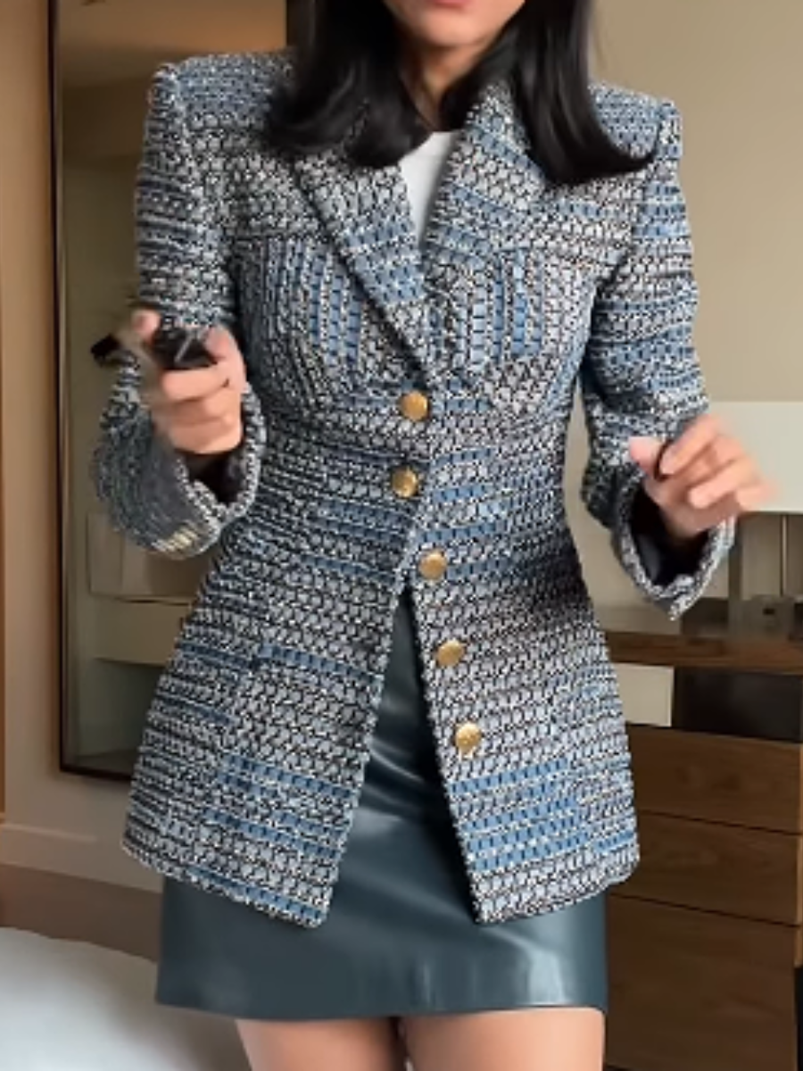 Chill Denim Tweed Blazer