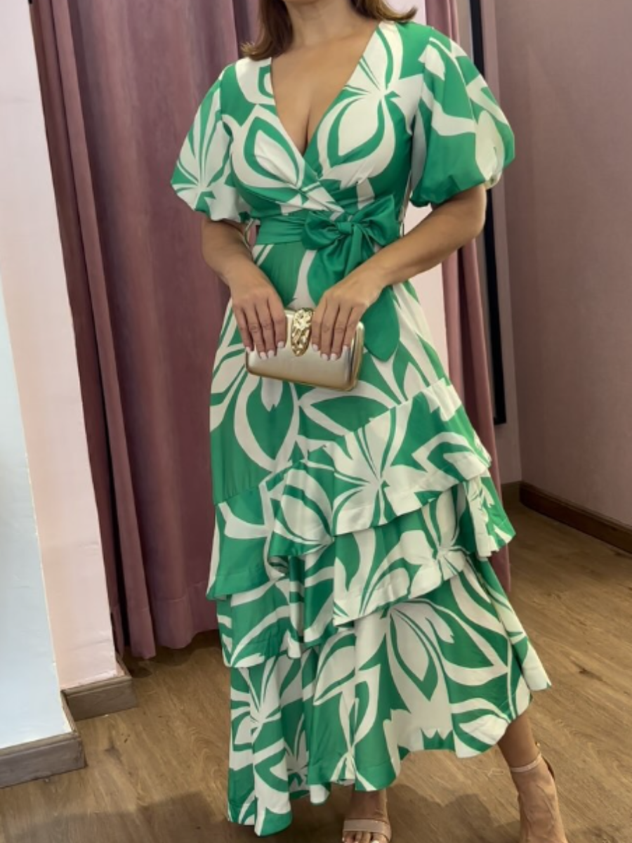 The Floral Vacation Maxi Dress