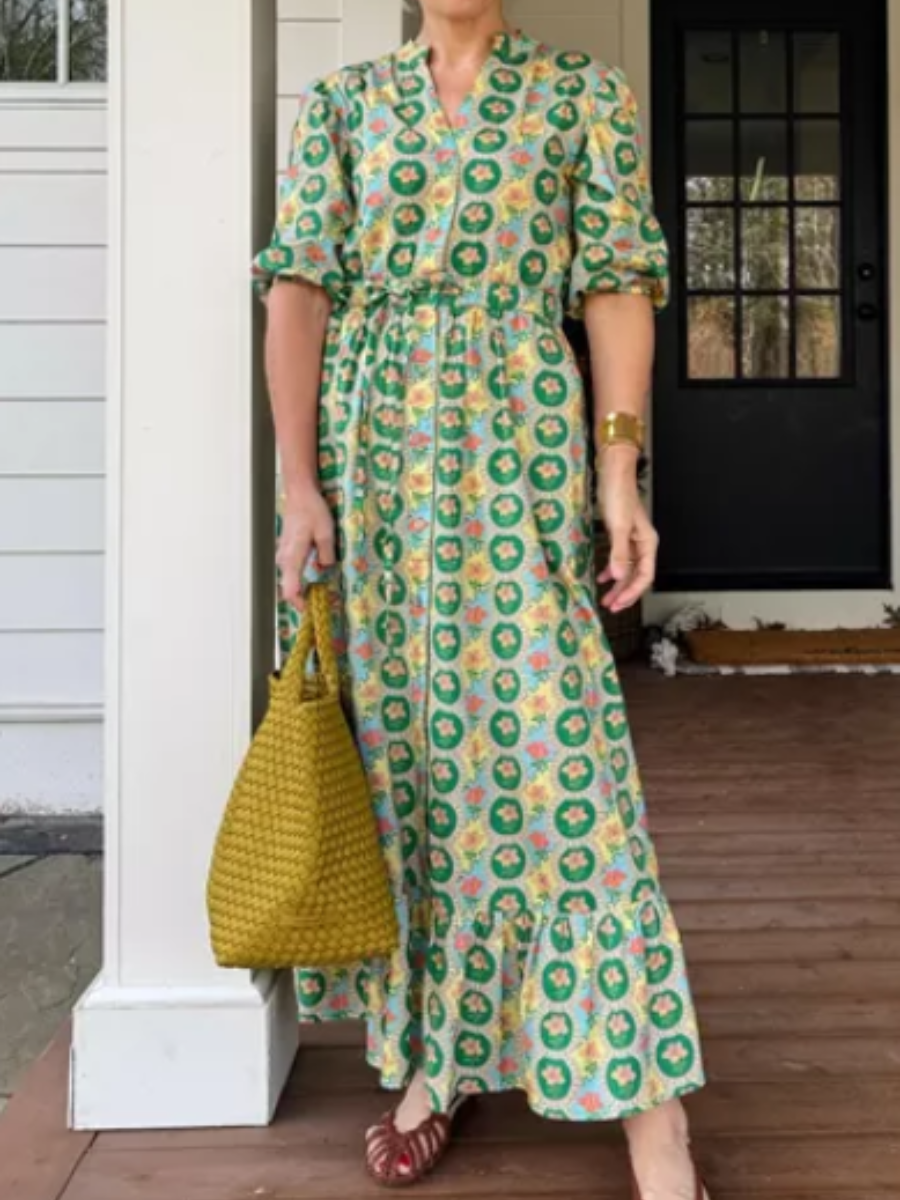 Flowy Floral Midi Dress