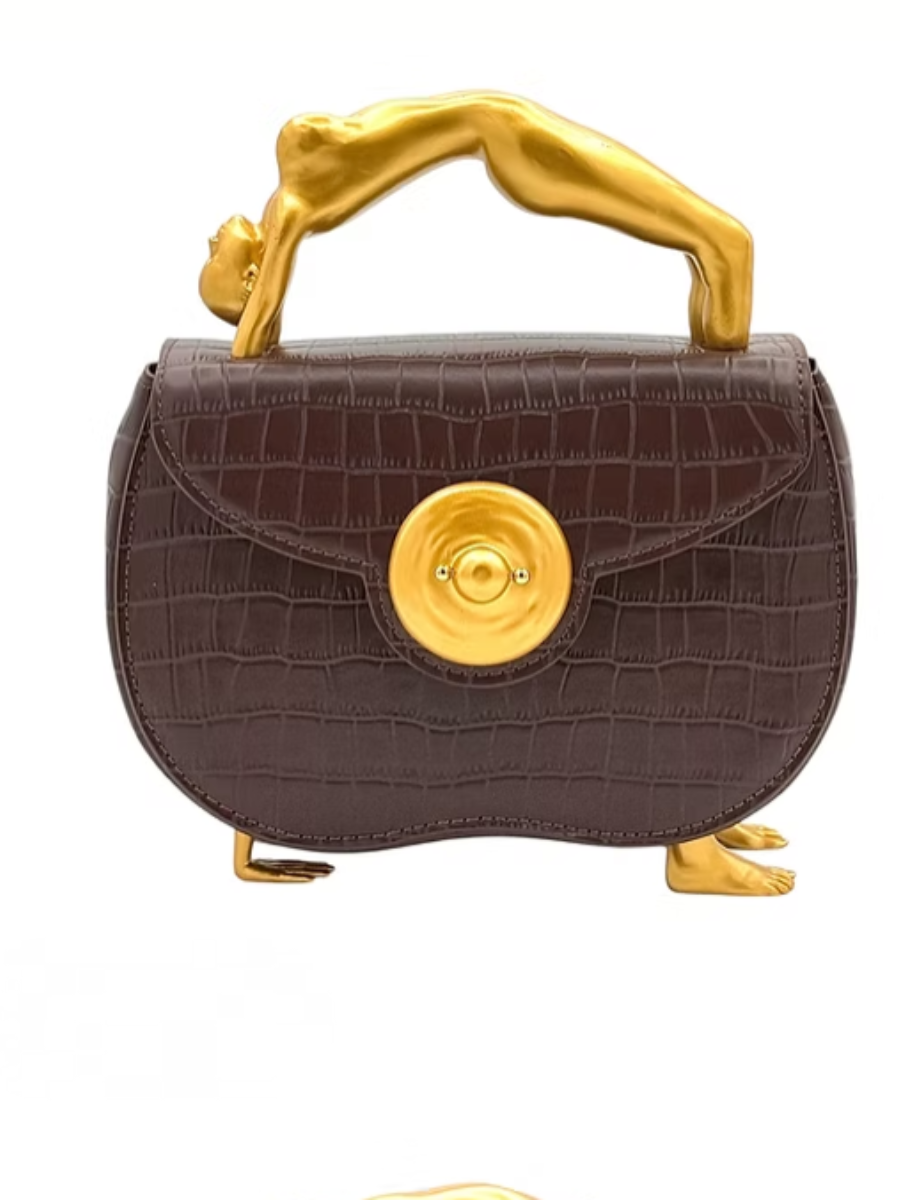 Metal Jewelry Buckle Tote