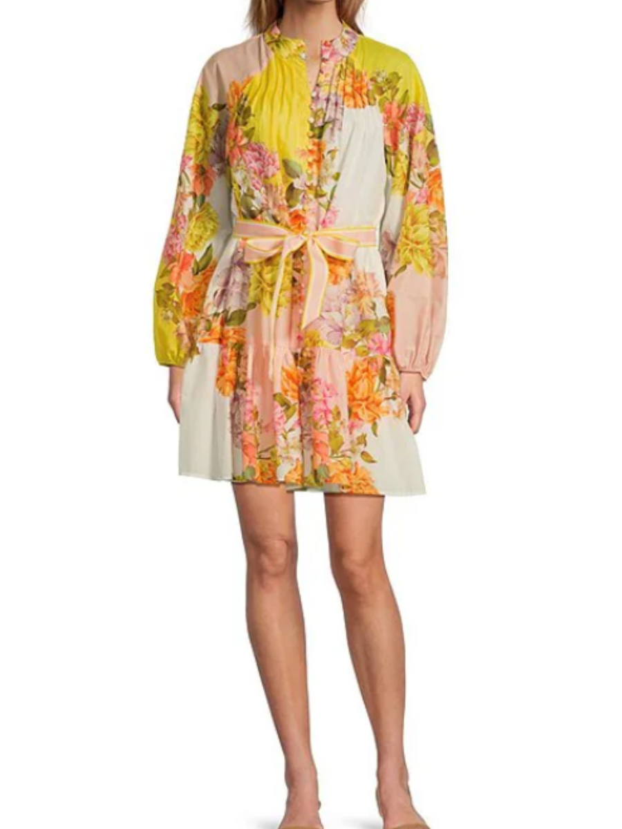 The Pretty Printed Shirt Dress