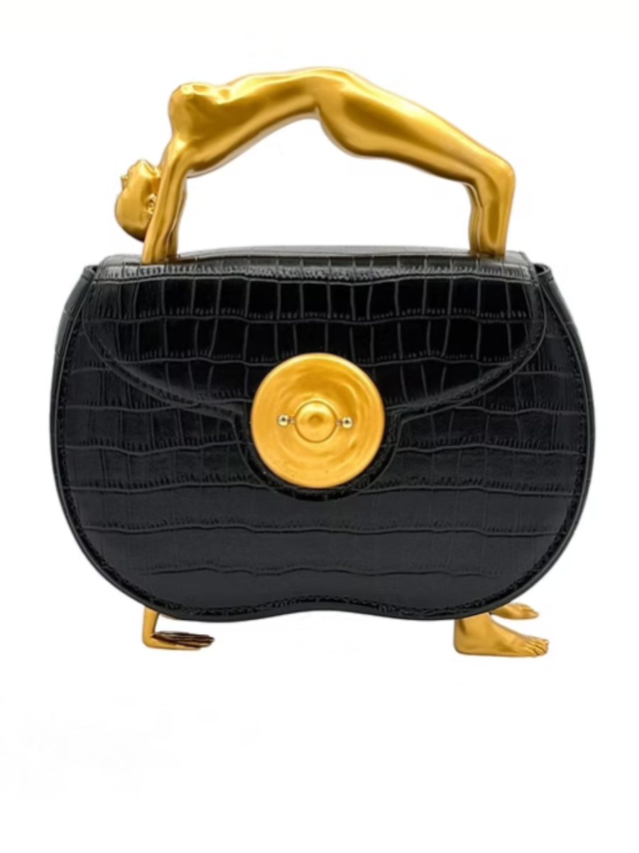 Metal Jewelry Buckle Tote