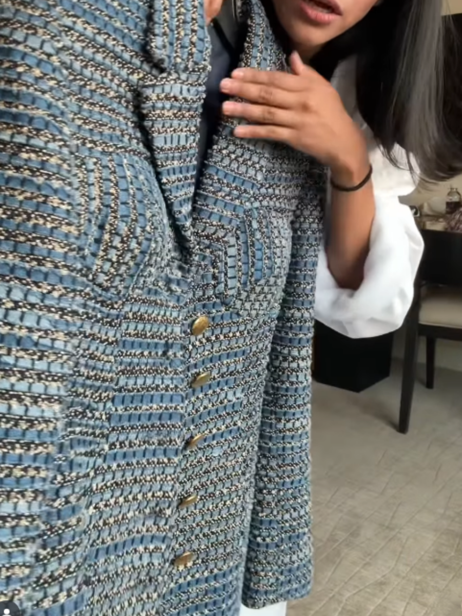 Chill Denim Tweed Blazer
