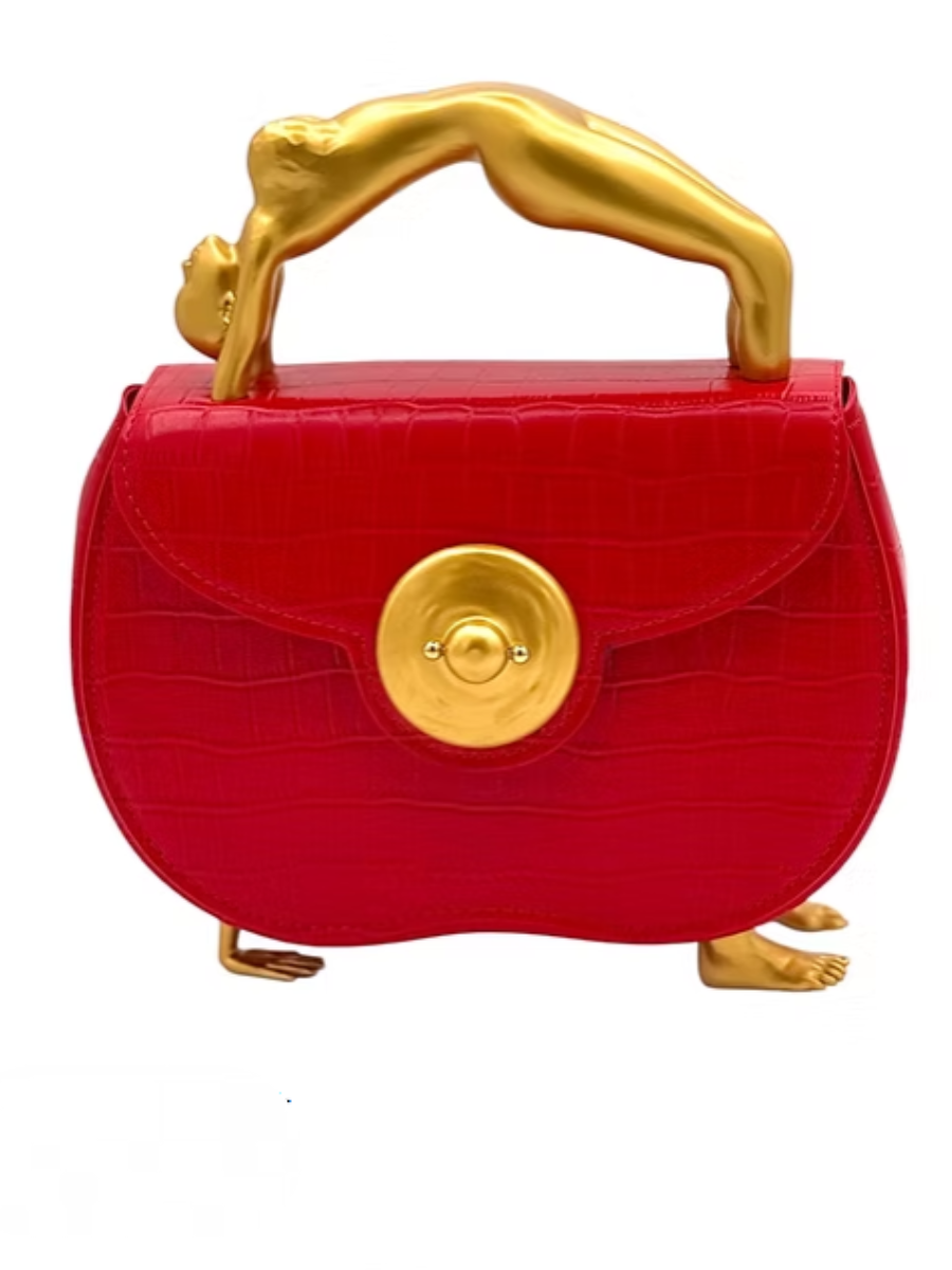 Metal Jewelry Buckle Tote