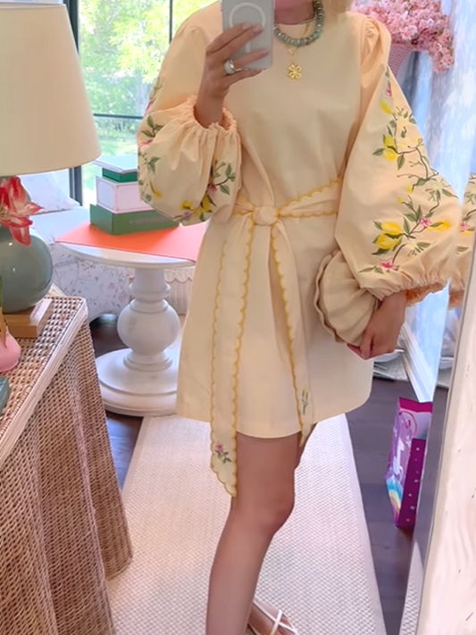 Adorable Flower Short Dress