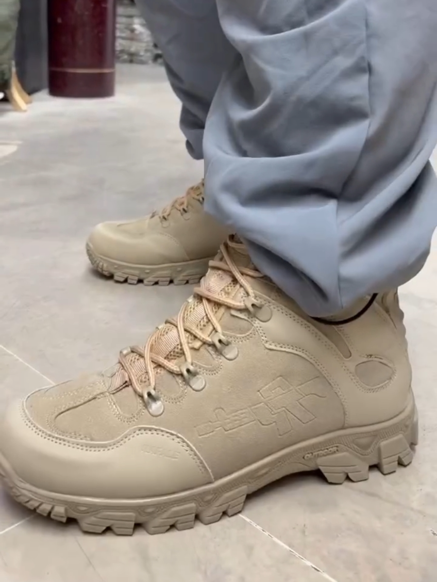 Men's Side-Zip High-Top Work Boots